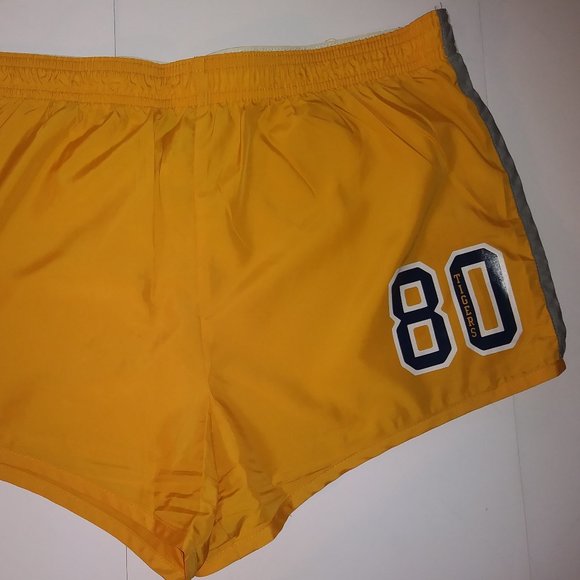 VICTORIA' S SECRET PINK SHORT SIZE M DARK YELLOW - Picture 6 of 8